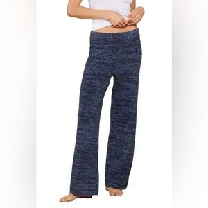 Barefoot Dreams CozyChic Ultra Lite wide-leg pants in Cosmic Blue